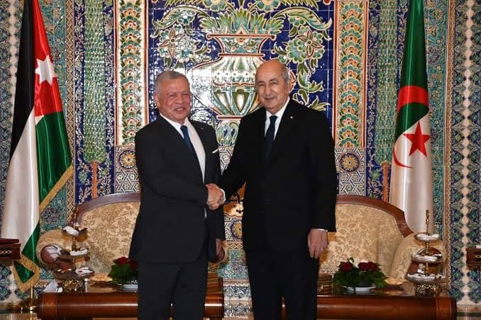 President Tebboune and King Abdullah II Discuss Regional Issues