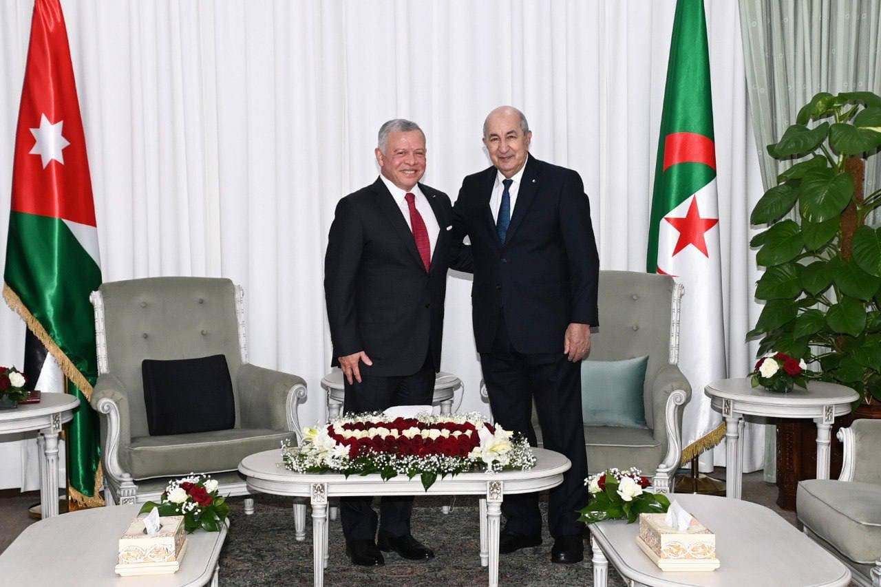 President Tebboune and King Abdullah II Discuss Regional Developments