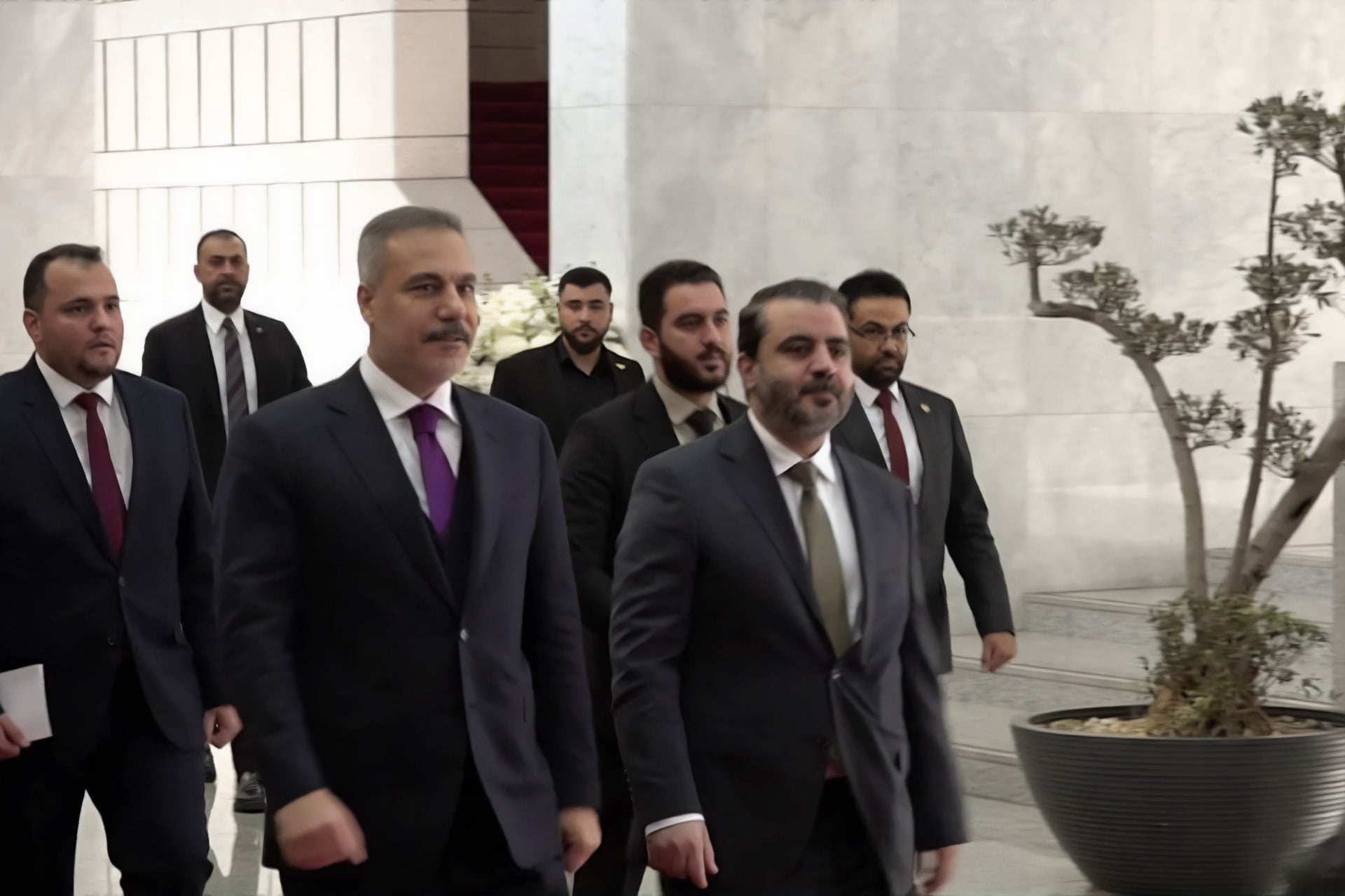 Turkish Delegation, Including Ministers, Visits Syria