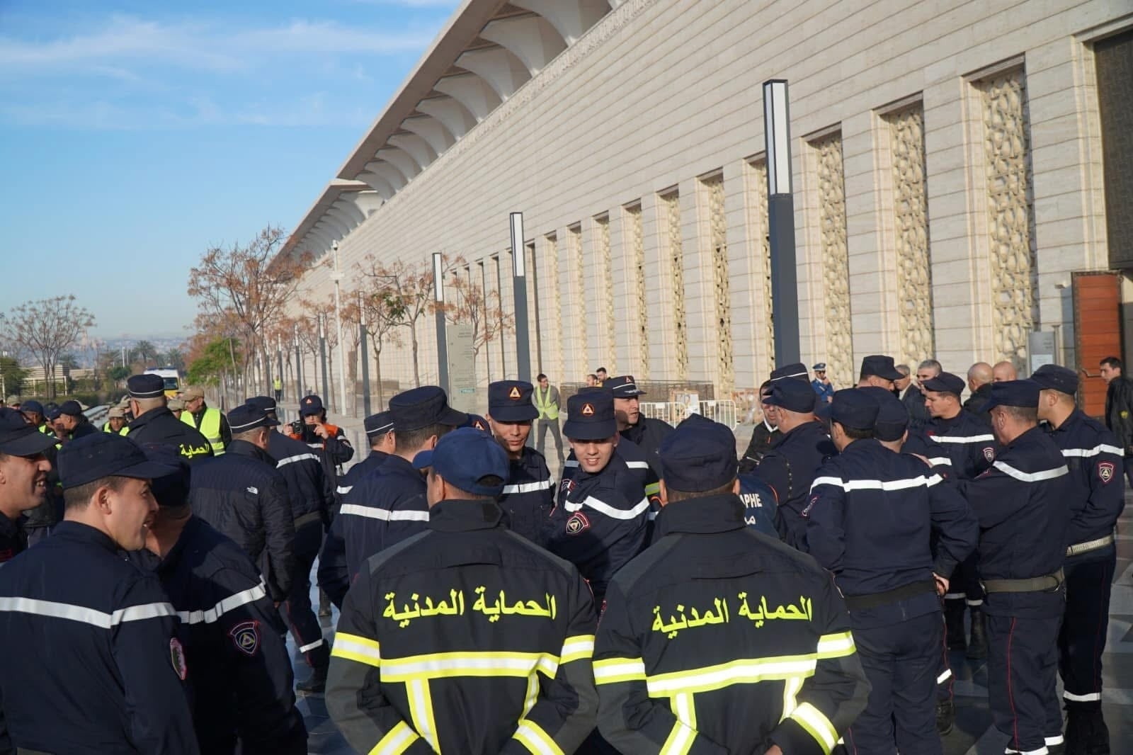 Civil Defense Conducts Technical Drill at Great Mosque of Algiers