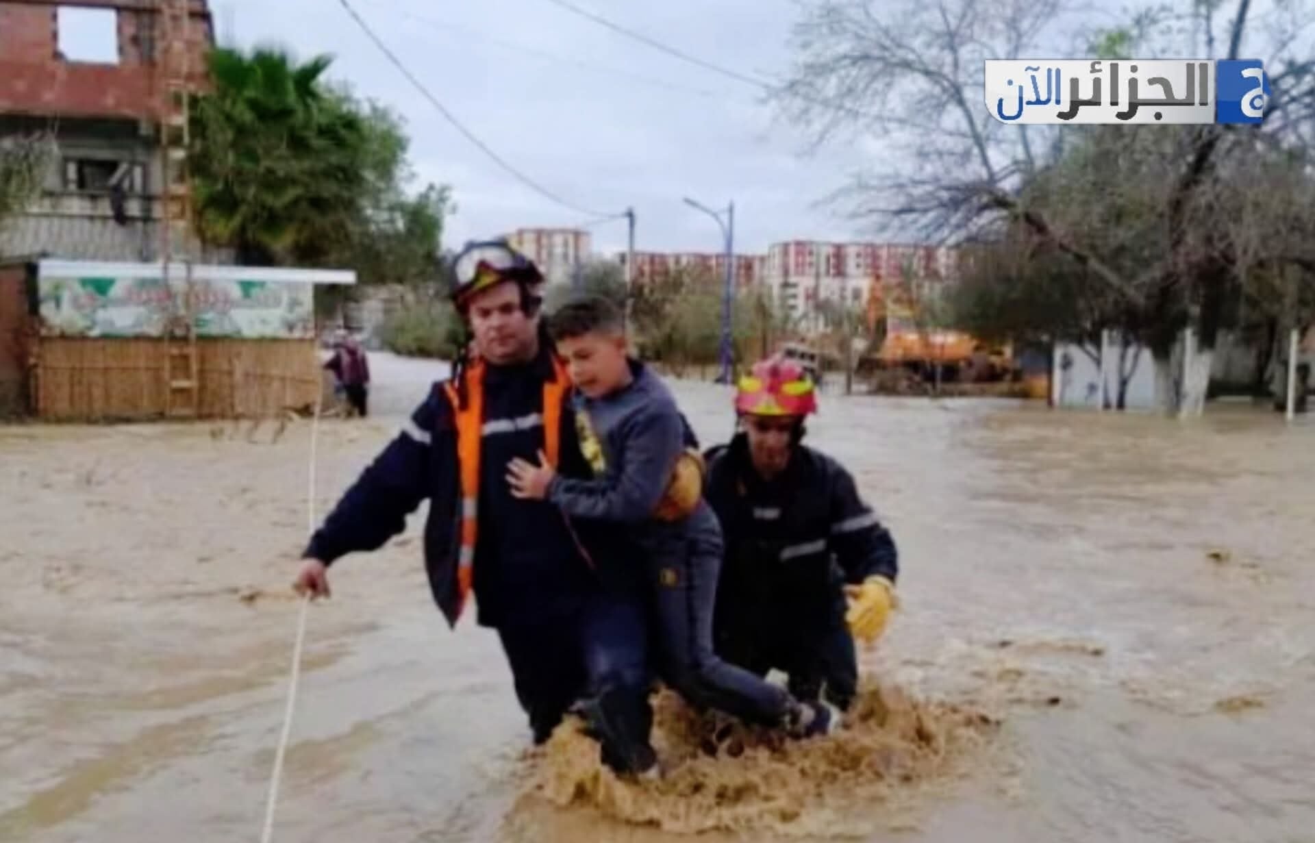 Civil Protection Responds to Severe Weather in Western Algeria
