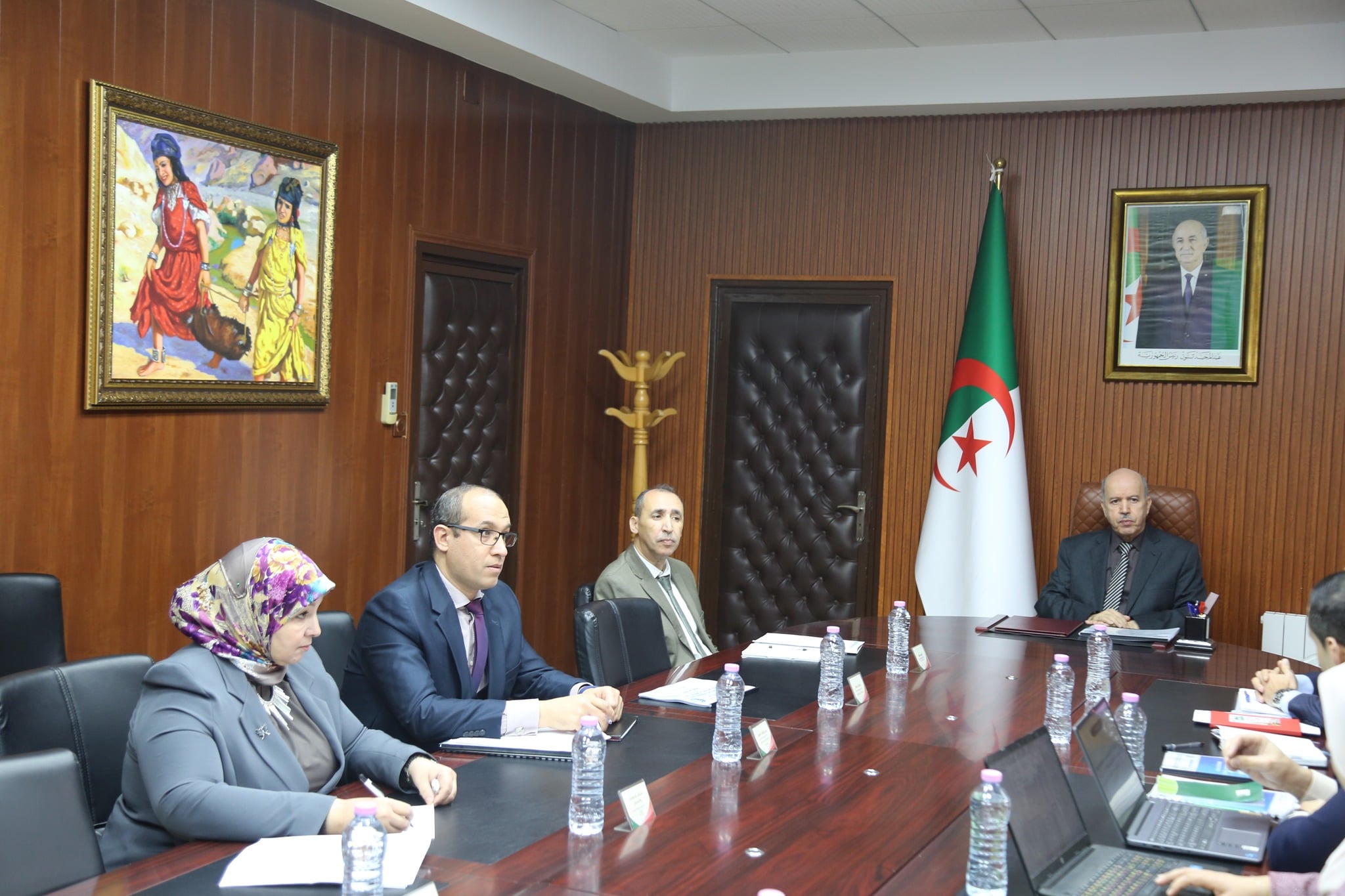 Minister Saihi Reviews Occupational Health Institution Performance
