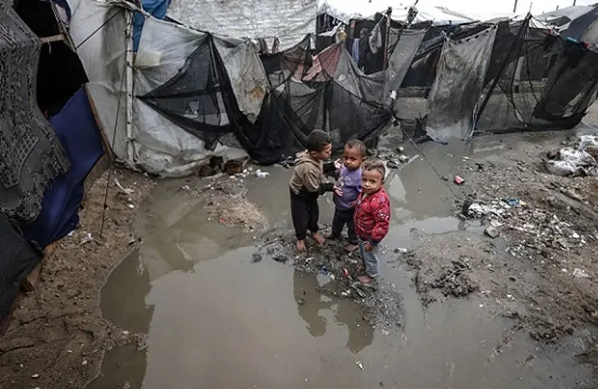 Gaza’s Displaced Face Worsening Crisis Amidst Conflict, Storms
