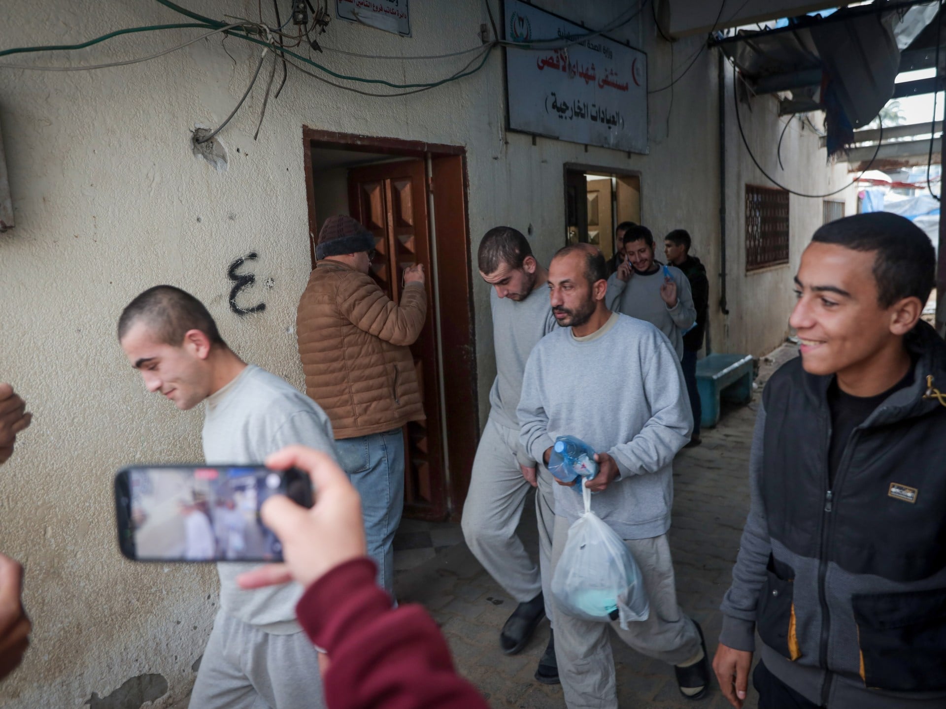 Ten Palestinian Detainees Released from Israeli Custody