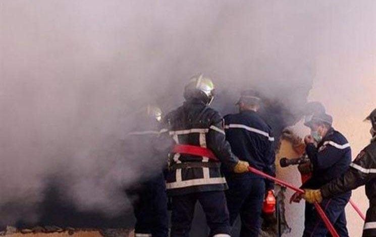 Fire Engulfs Five Shops in Algiers’ El Harrach District