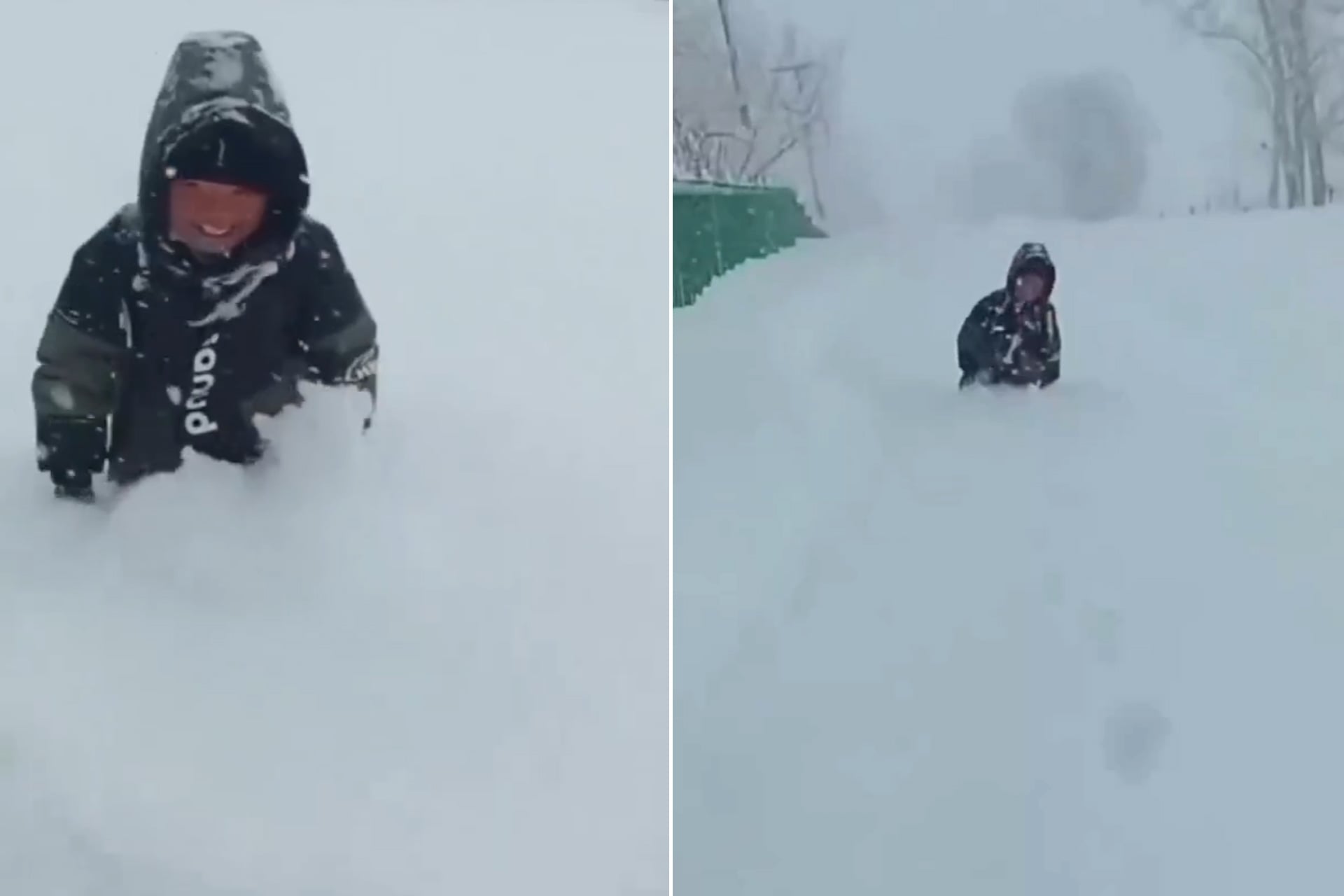 Kyrgyz Boy Braving Snowdrifts Hailed as National Hero