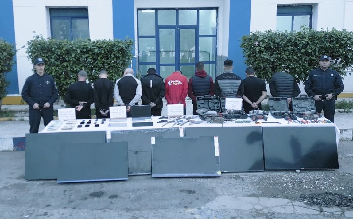 Algiers: Criminal Network Targeting Businesses Dismantled