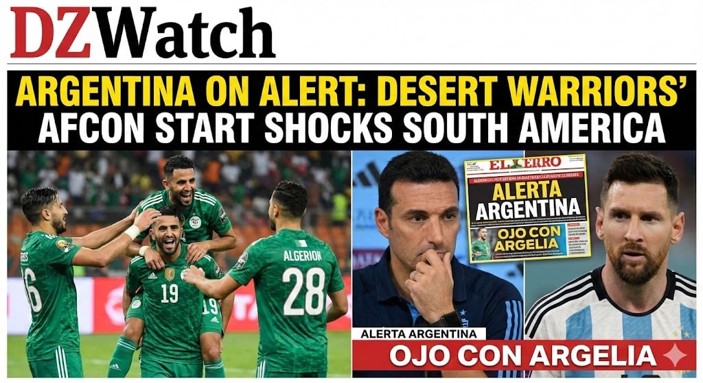 The Desert Warriors are Coming: Argentine Press Sounds the Alarm After Algeria’s AFCON Opening Masterclass