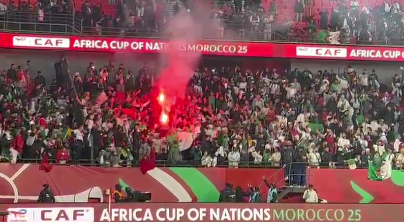 Supporters Ignite Stands with Pyrotechnics Display