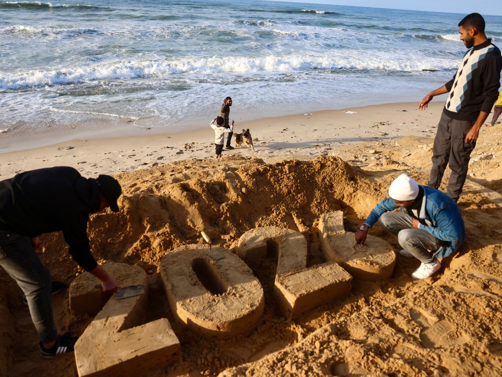 Gaza Youth Ignite Hope Amidst Rubble for New Year