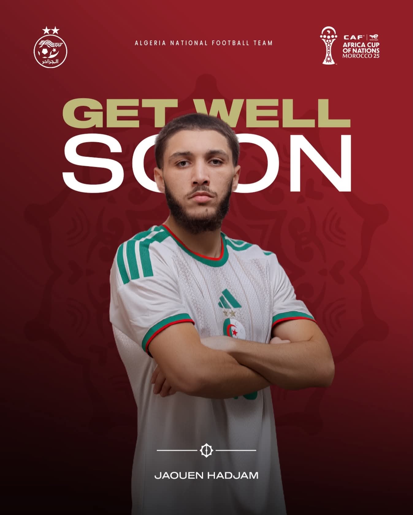 Algerian Football Federation Shows Support for Jaouen Hadjam