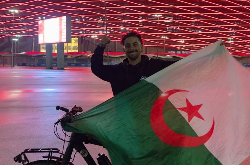 Algerian Cyclist Crosses Continents to Support National Team