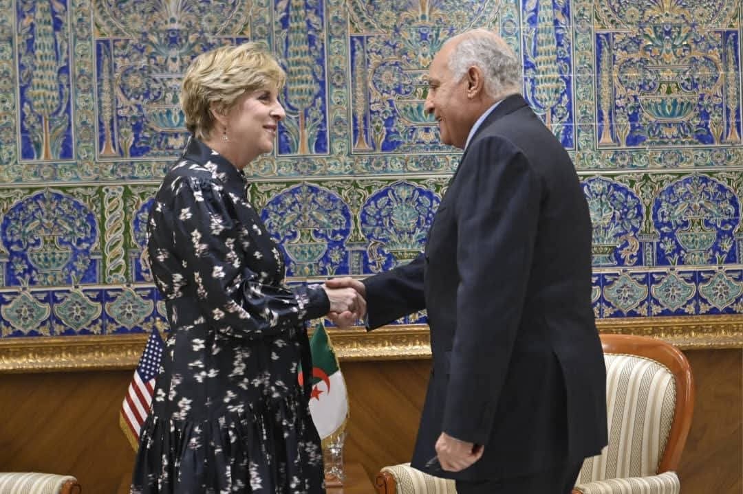 US Ambassador Aubin Bids Farewell to Minister Attaf