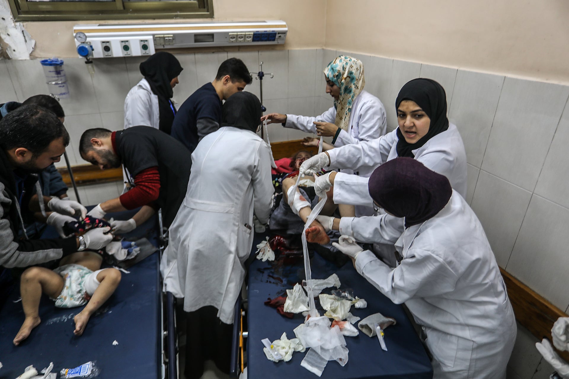 Two Palestinians Killed in Strike on Khan Younis Displacement Camp