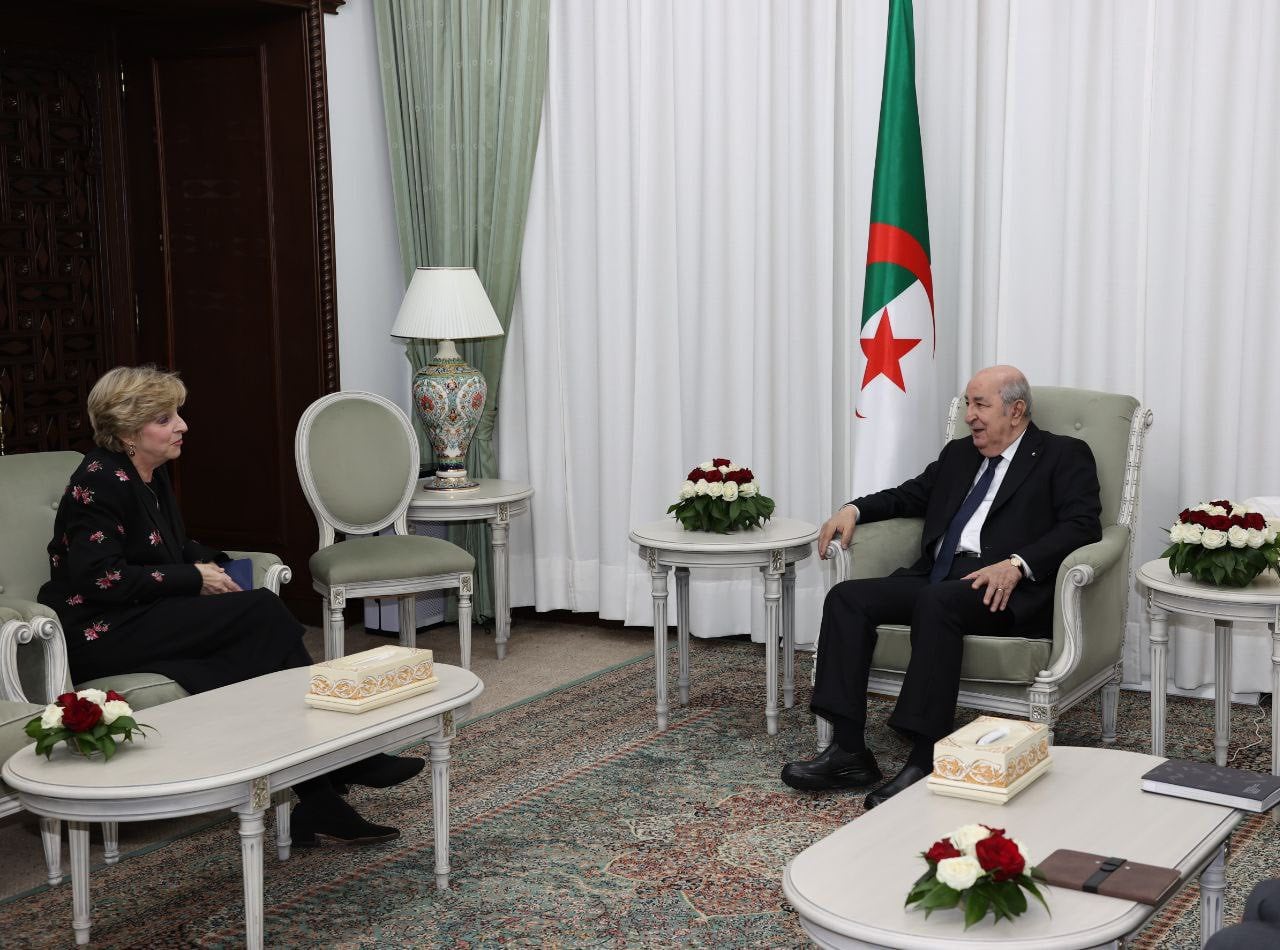 President Tebboune Receives Outgoing US Ambassador