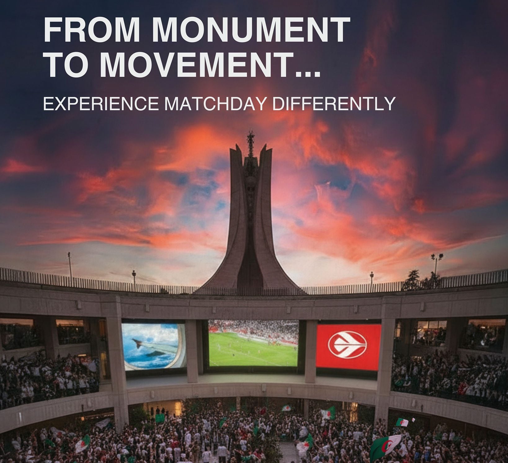 Algeria vs. Congo Match to be Screened at Riad El Feth Square