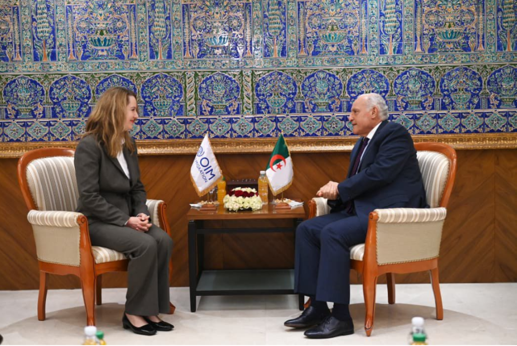 Algerian Foreign Minister Meets with IOM Director General