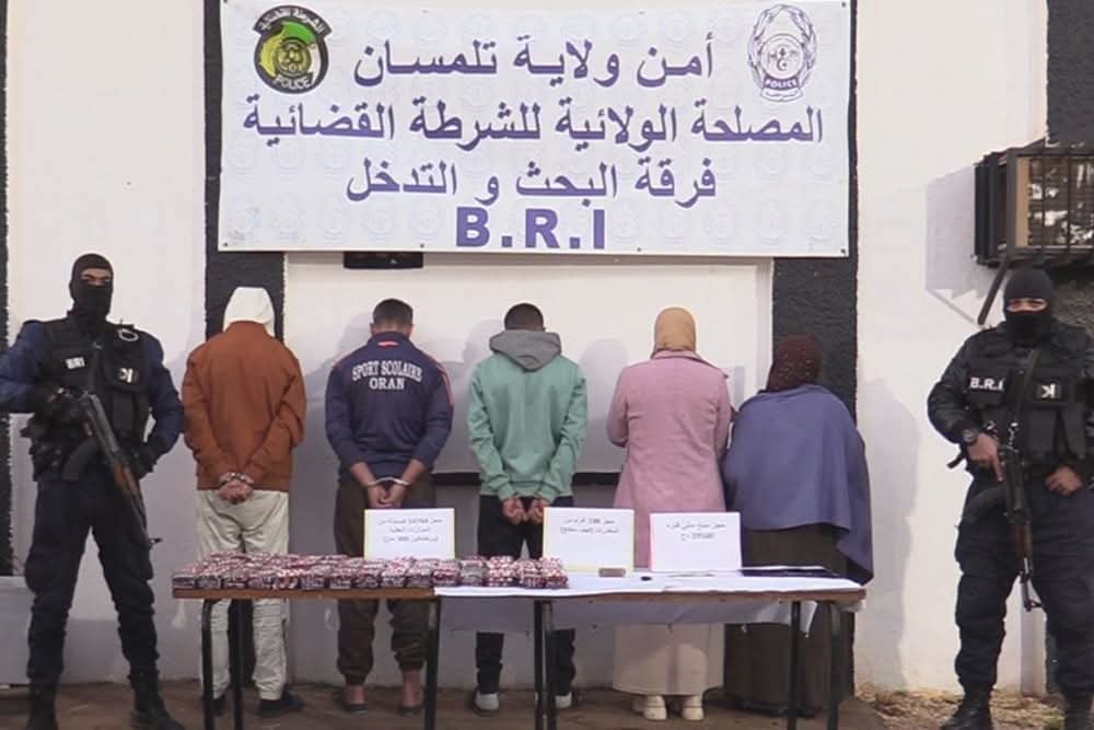 Tlemcen Police Dismantle Drug Network, Seize Thousands of Capsules