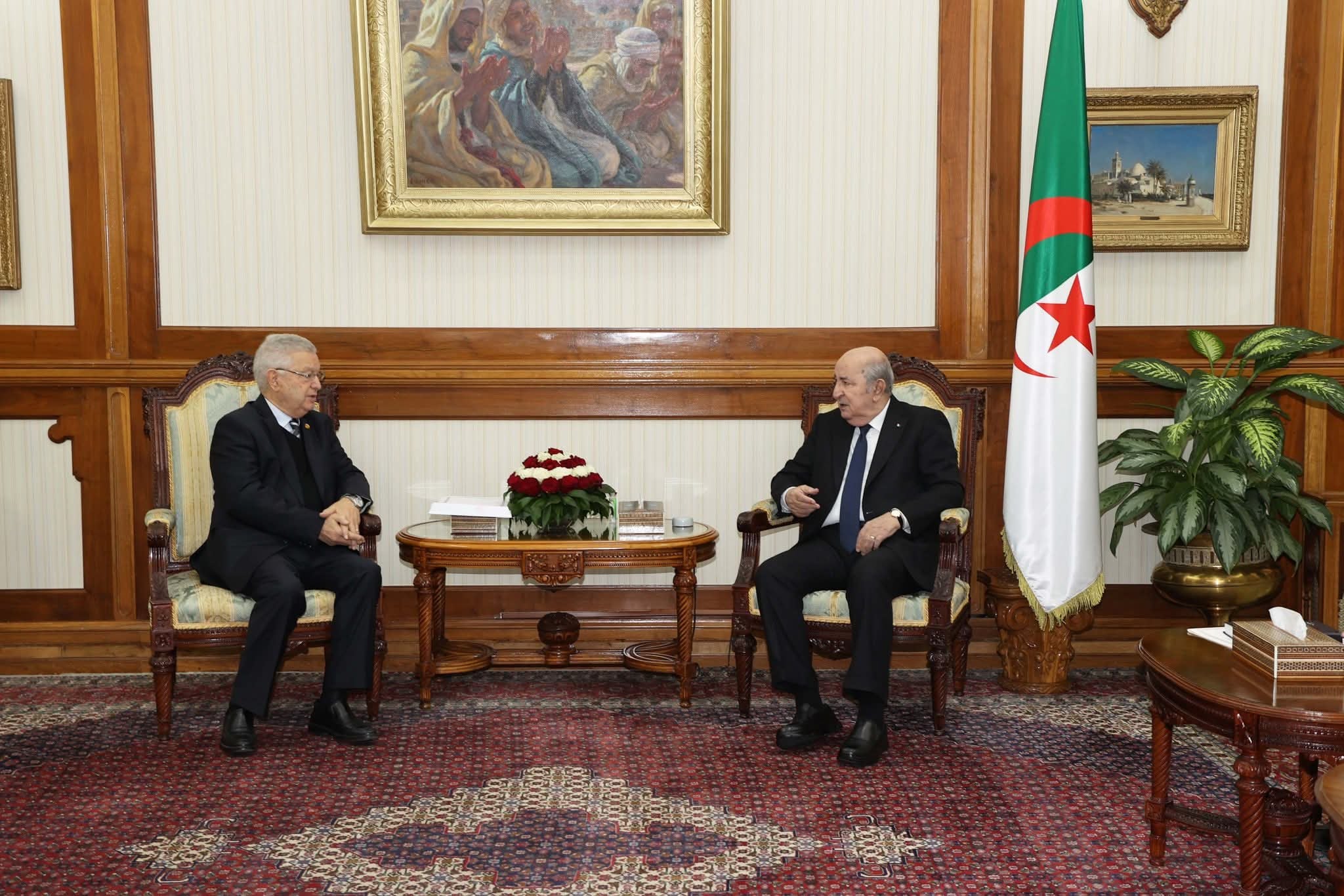 President Tebboune Receives Upper House Speaker