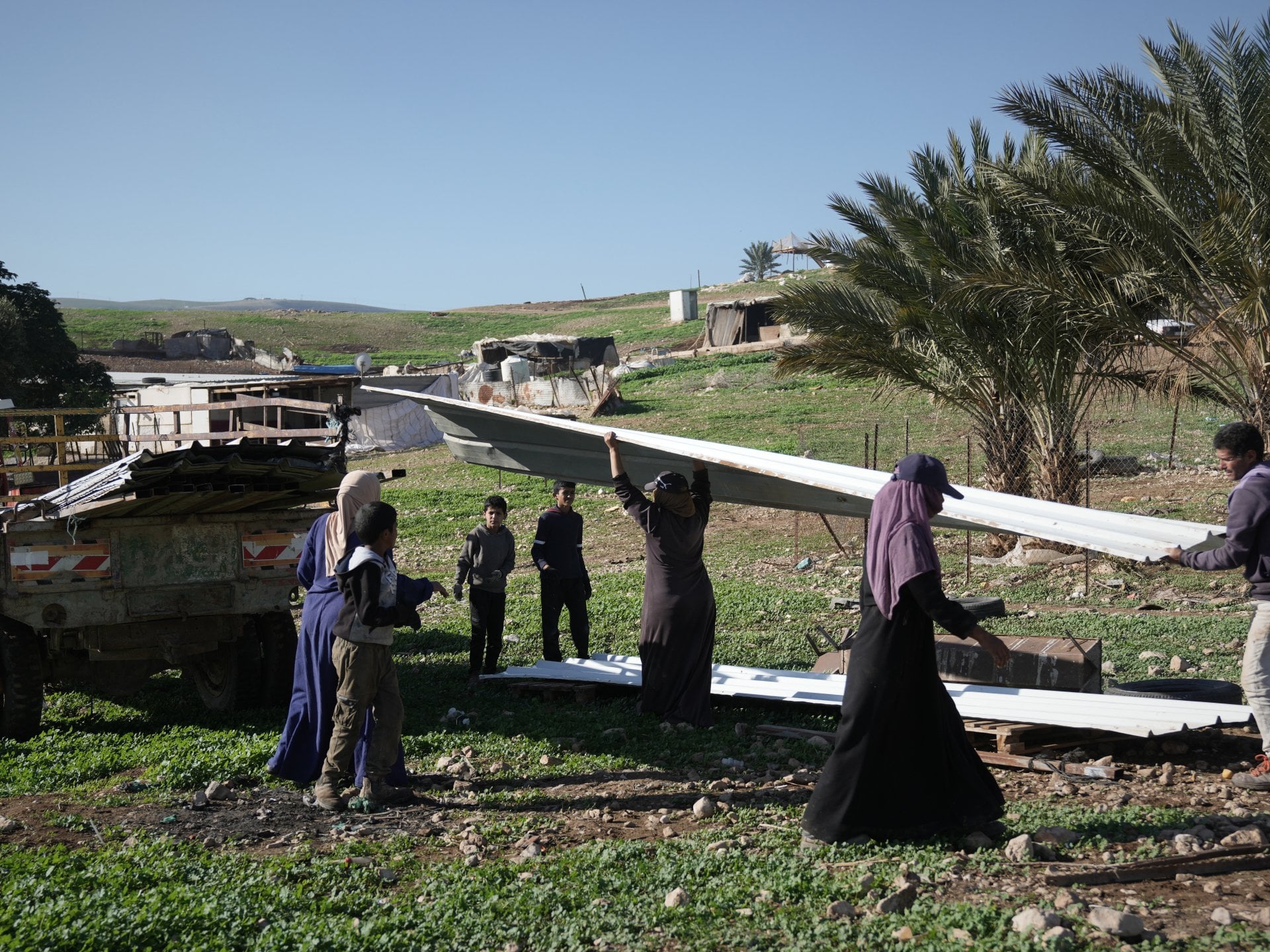 Palestinian Families Flee West Bank Village Amid Settler Violence