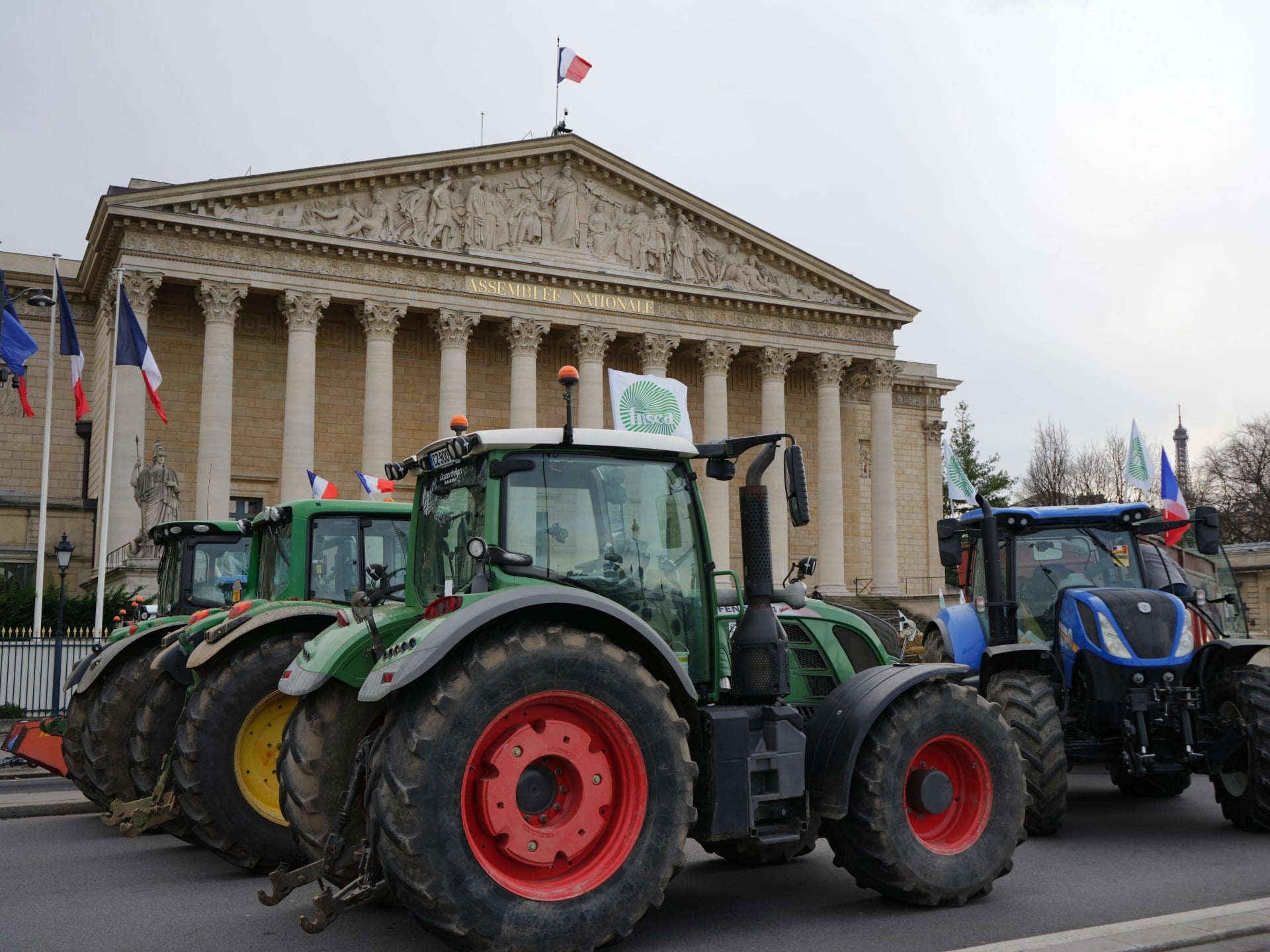 Farmers’ Fury: Tractors Surround French Parliament