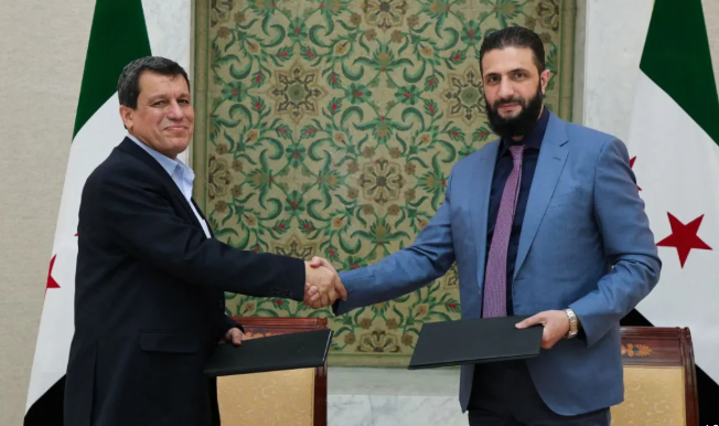 Syria and SDF Reportedly Reach Comprehensive Agreement