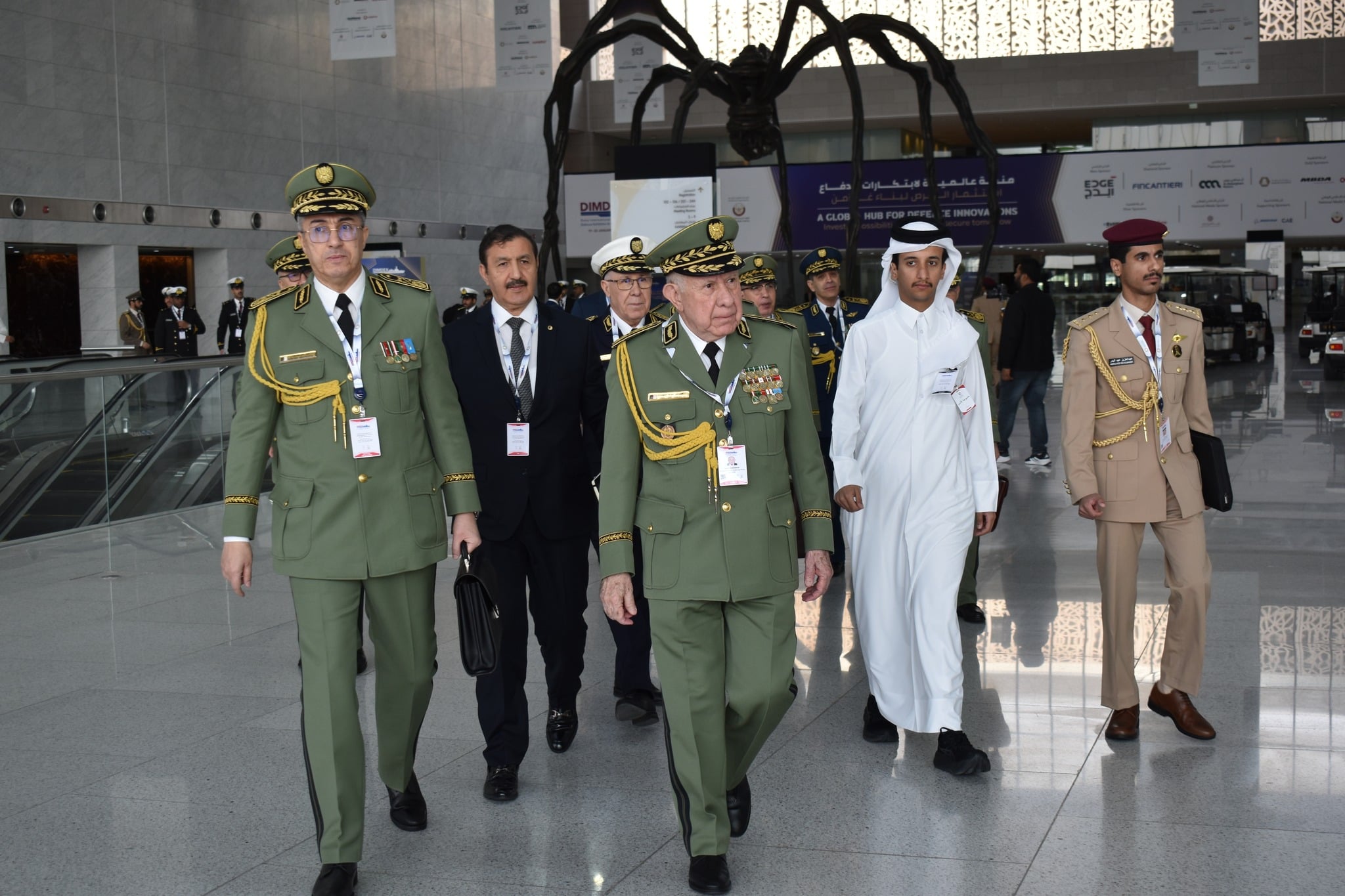 Chief of Staff Chengriha Continues Official Visit to Qatar