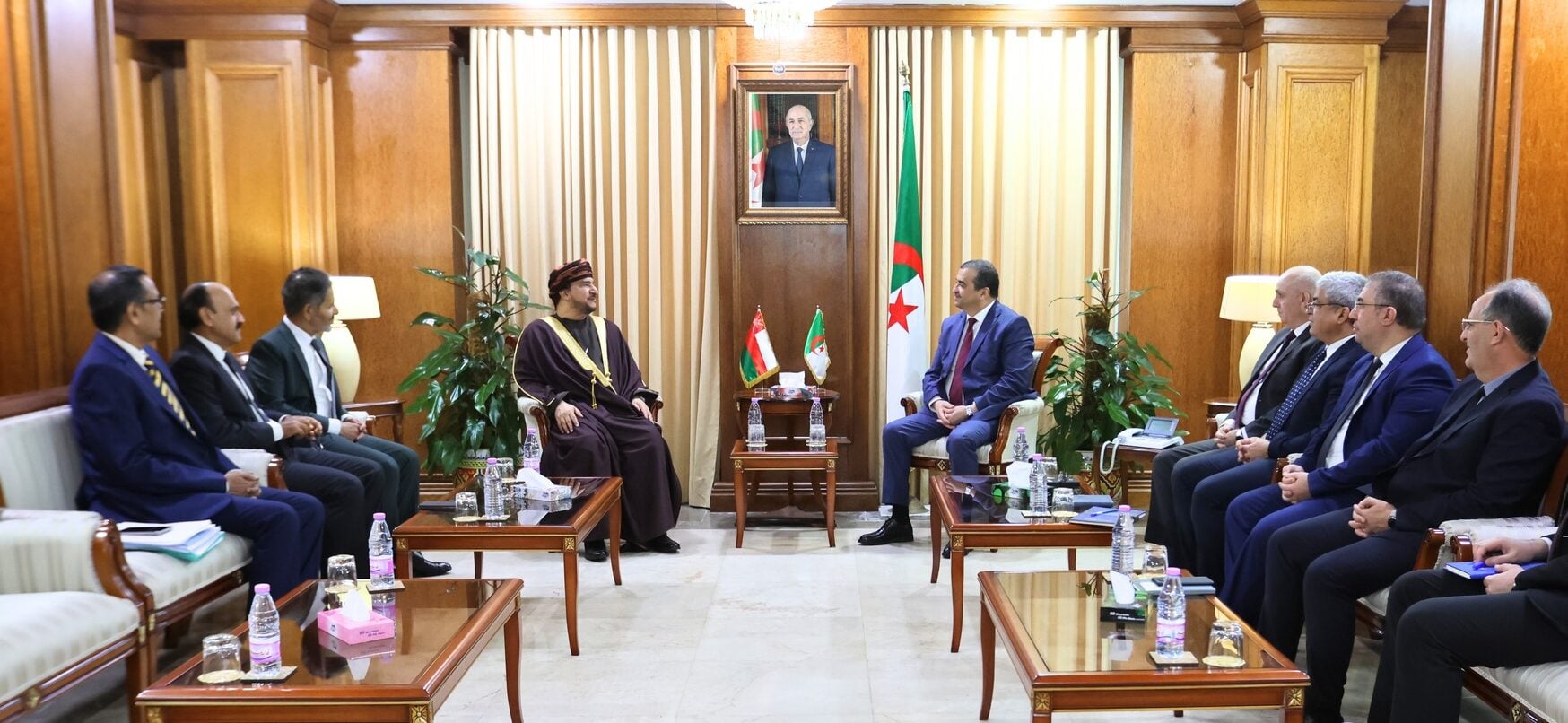 Arkoub Explores Sonatrach Partnership with Suhail Bahwan Group