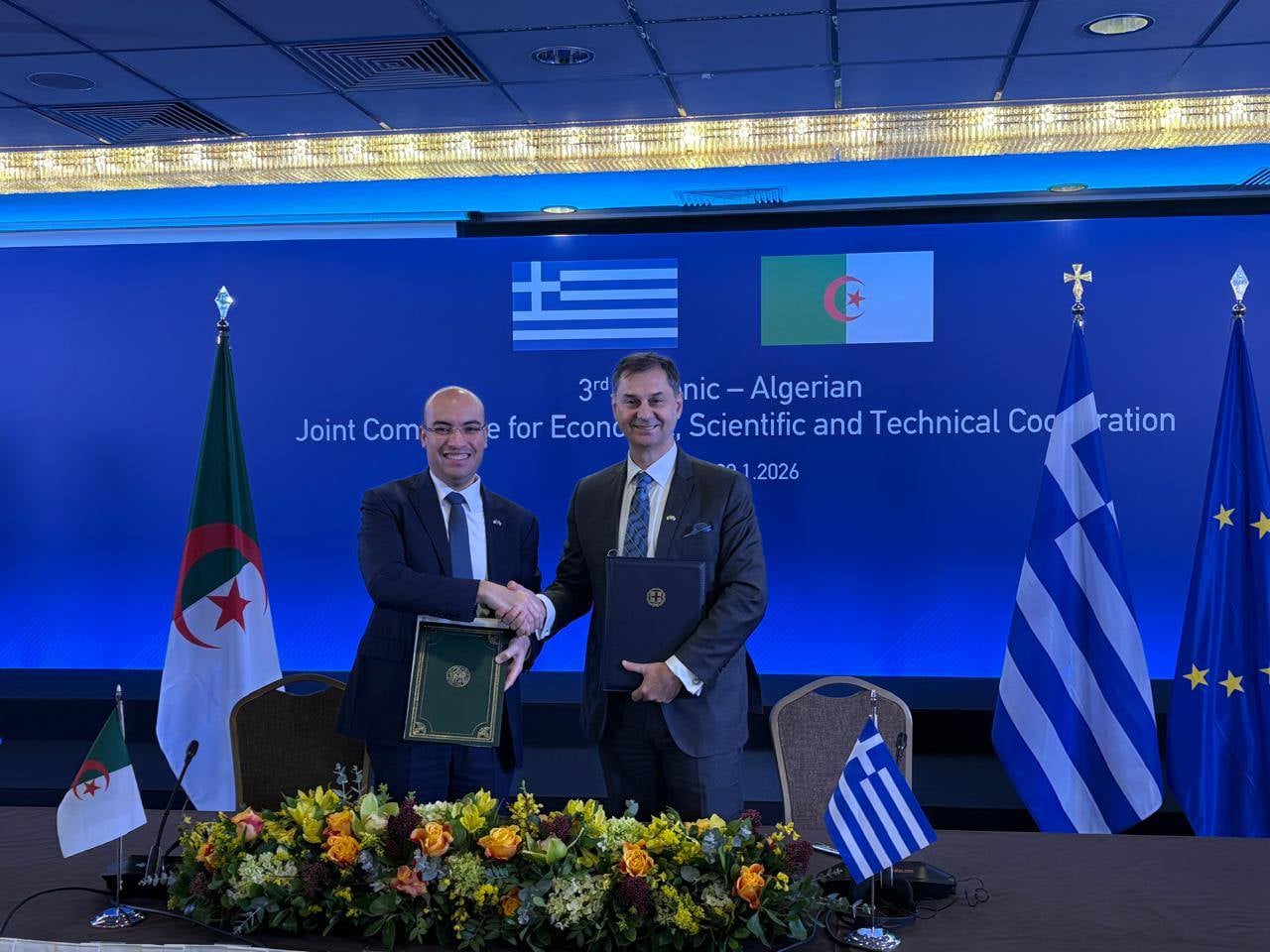 Algeria and Greece Forge Stronger Ties with New Agreements