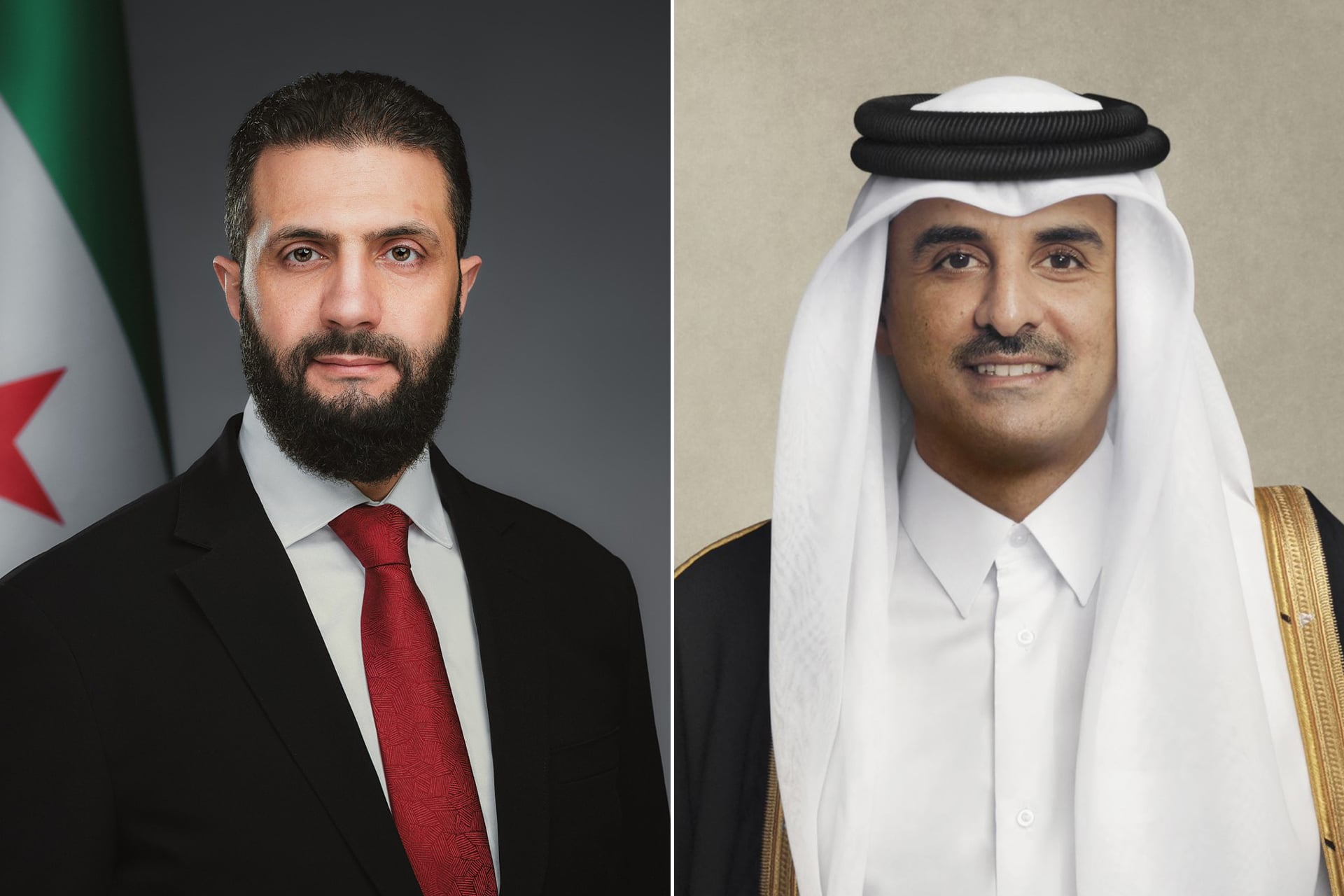 Qatari Amir and Syrian President Discuss Syrian Developments