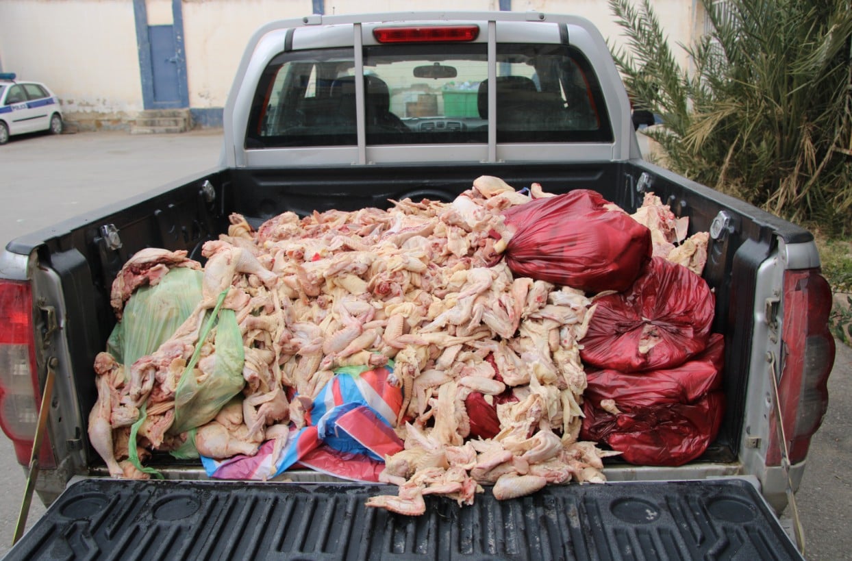Khenchela Authorities Seize Five Quintals of Rotten Poultry