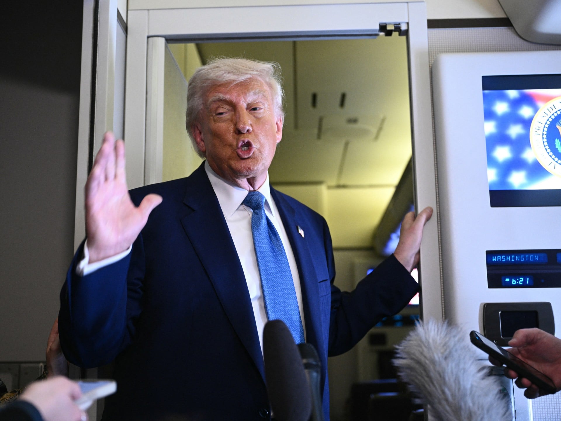 Trump Signals Resolve: US Fleet Headed Towards Iran