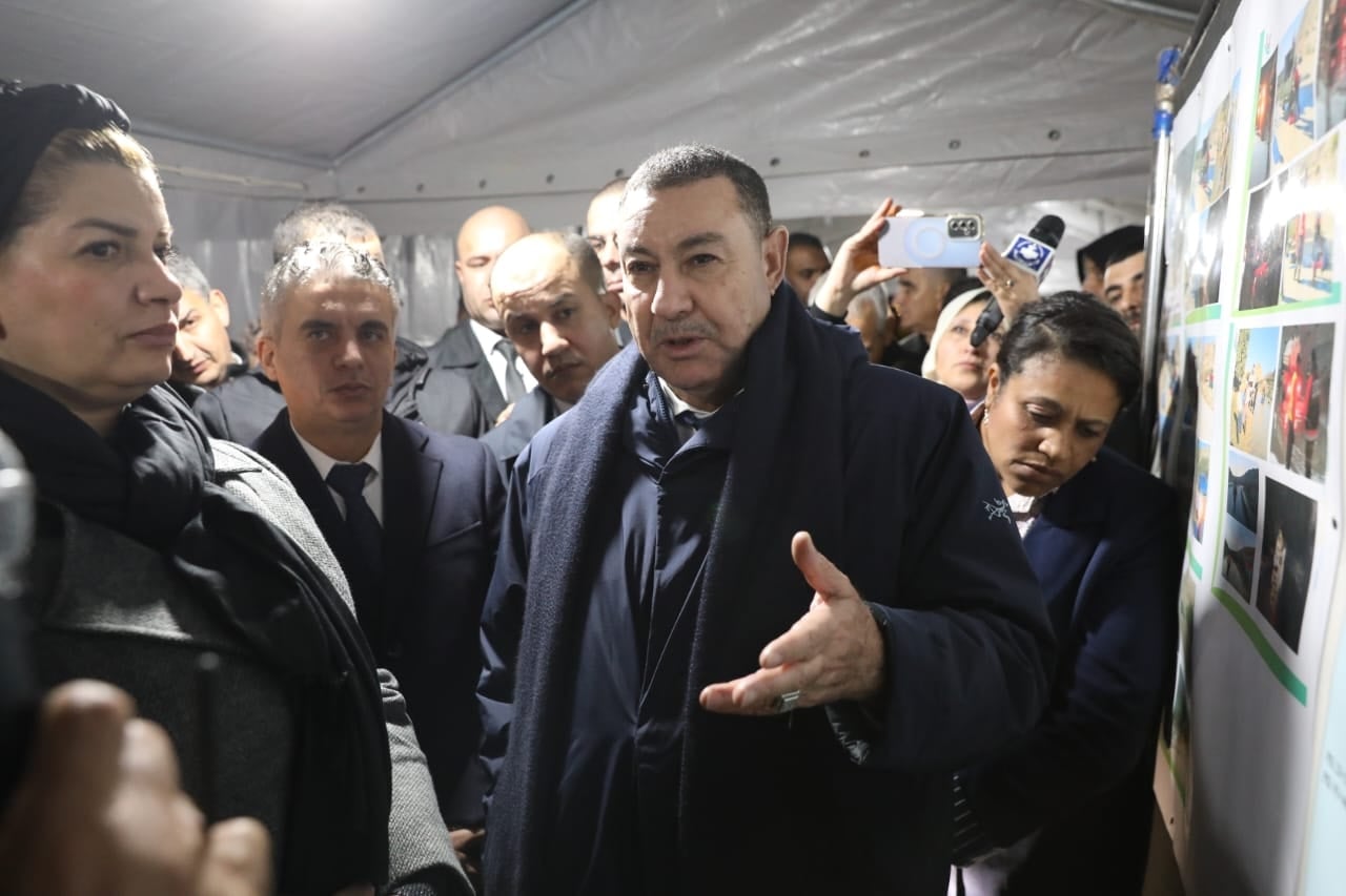 Interior Minister Inspects Weather Damage Response in Mascara