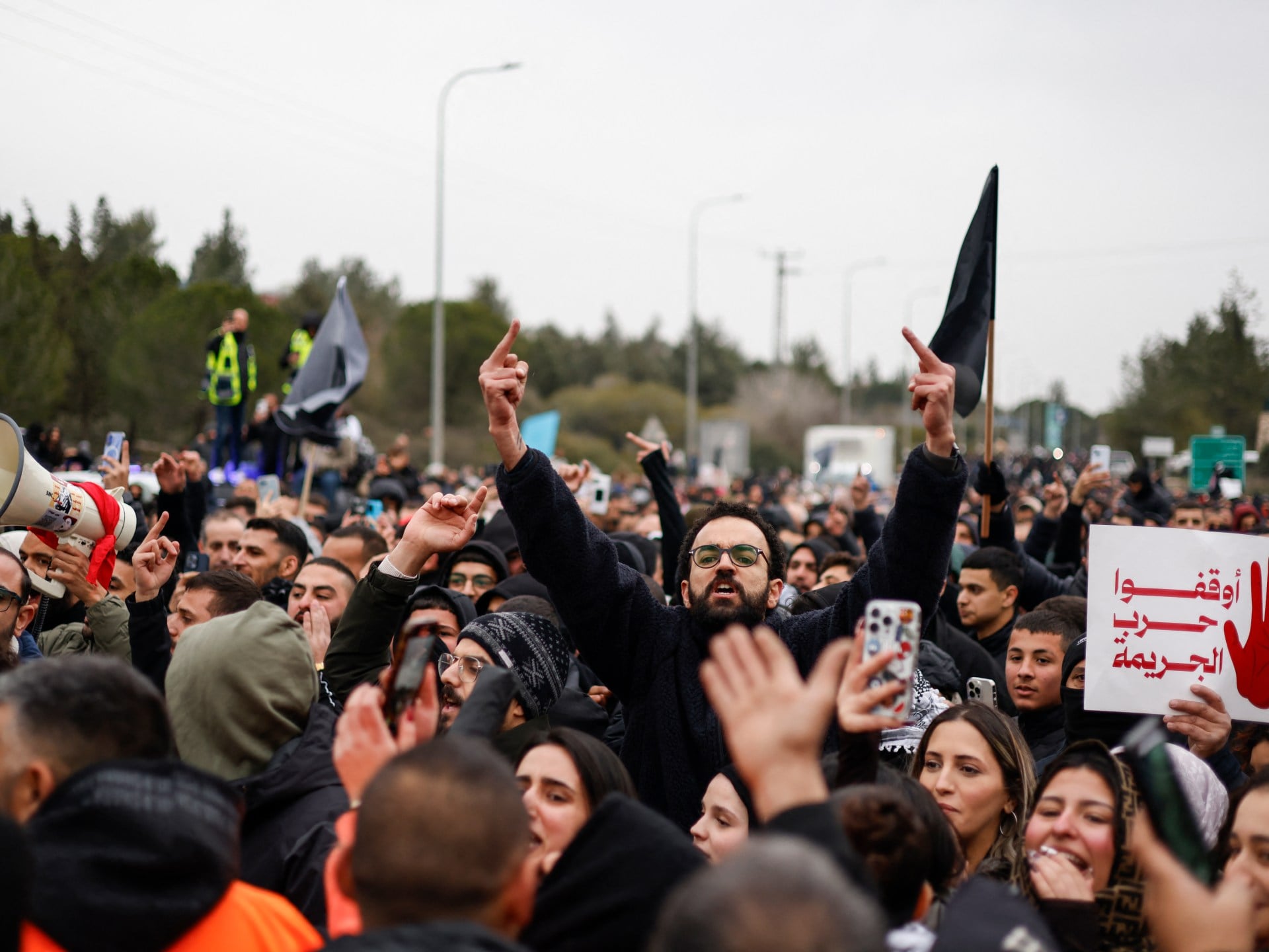 Palestinian Protests Erupt Over Crime Surge in Israel