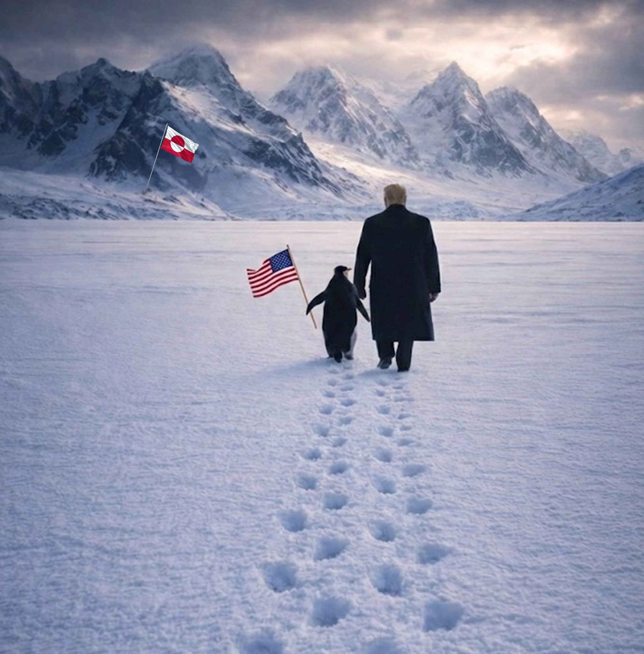 Trump ‘Invades’ Greenland… With a Penguin?
