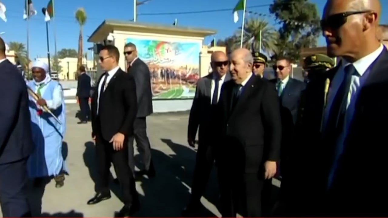 Massive Public Reception for the President of the Republic in Bechar
