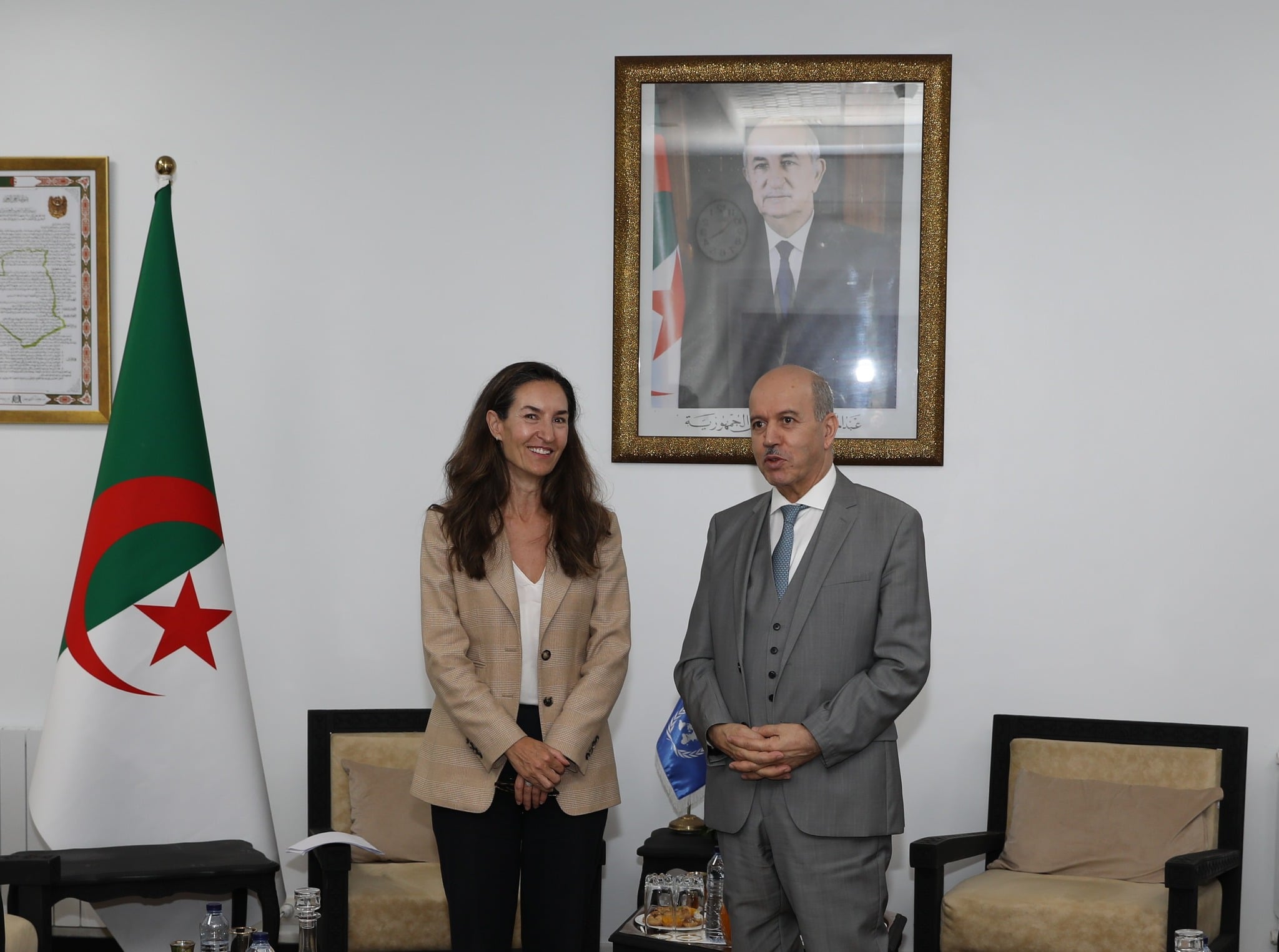 Saihi Receives UNDP Resident Representative in Algeria