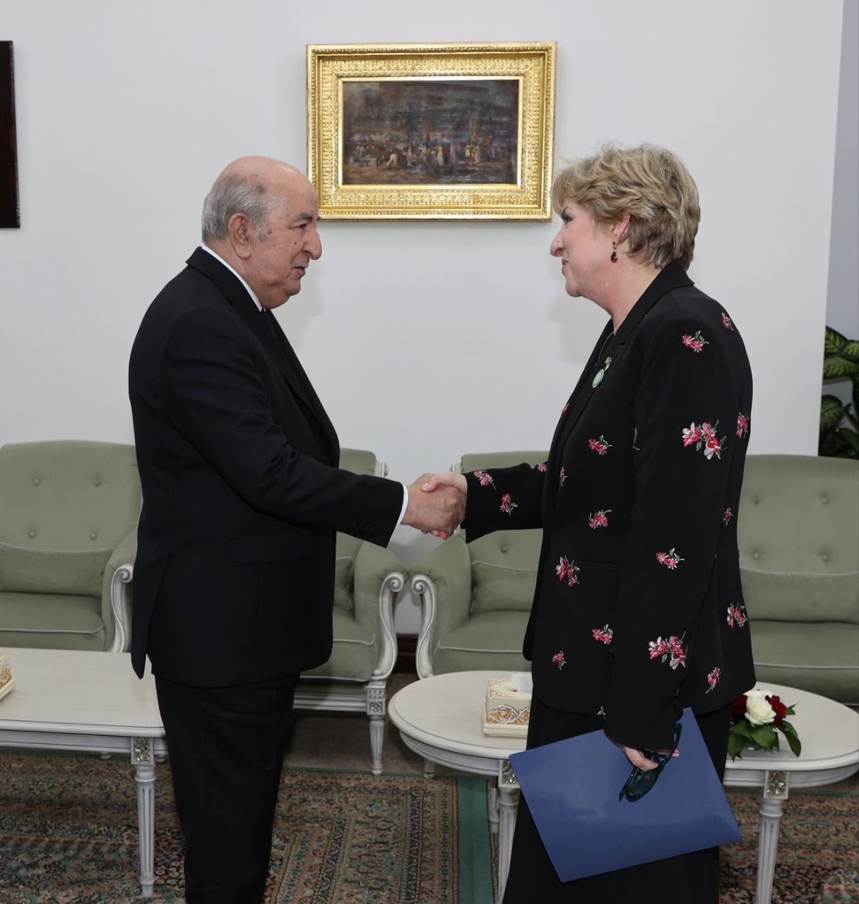 President Tebboune Receives US Ambassador on Farewell Visit