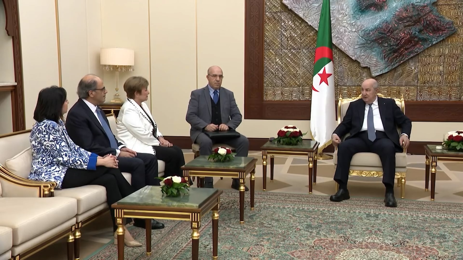 President of the Republic Receives Managing Director of the International Monetary Fund