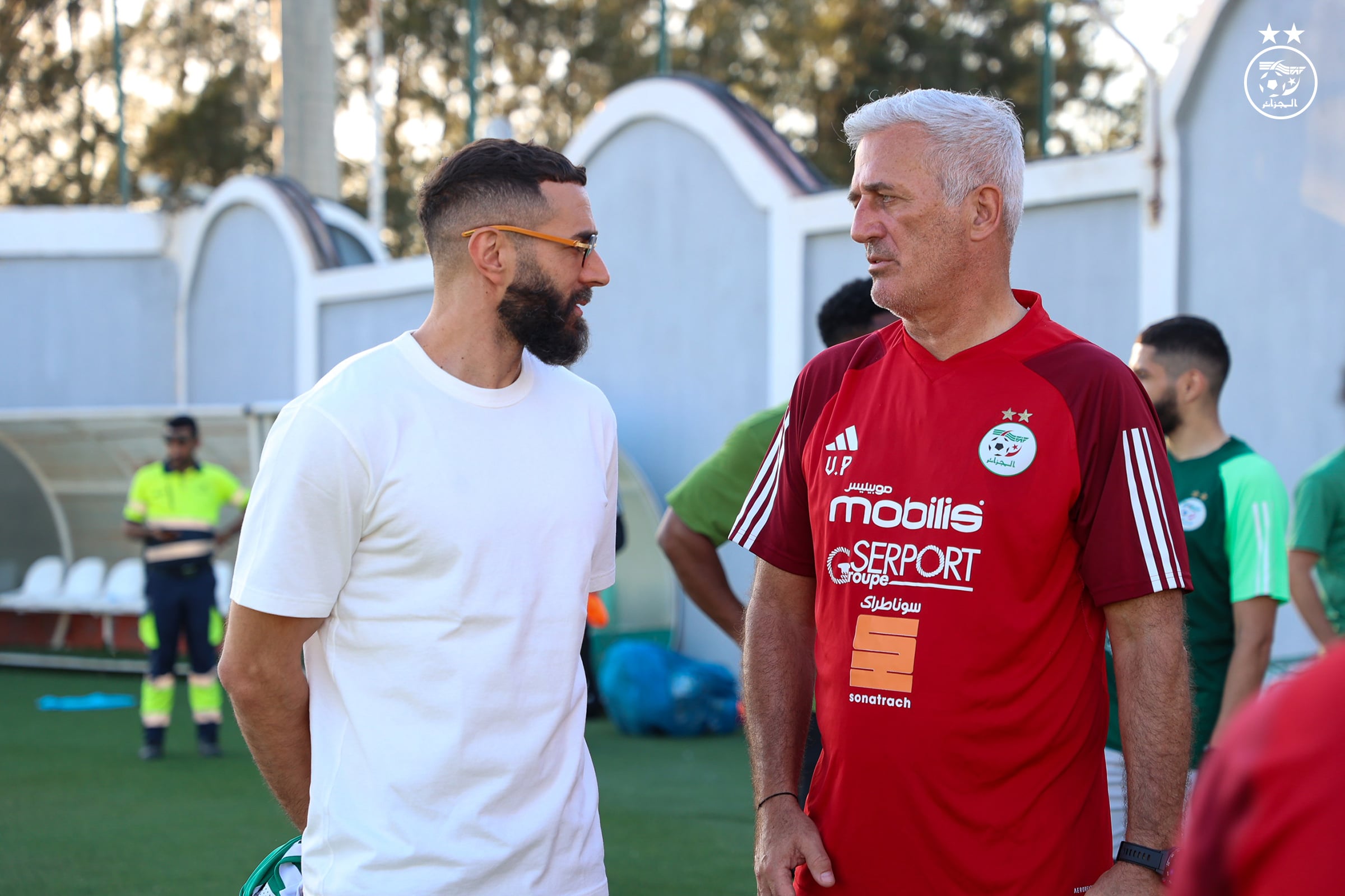 Benzema supports the Algerian national team