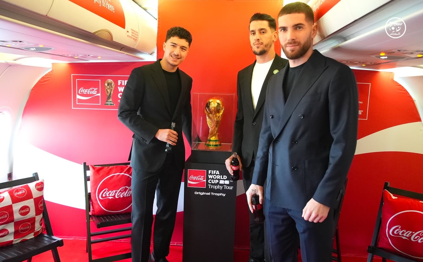 Algeria welcomes the World Cup trophy