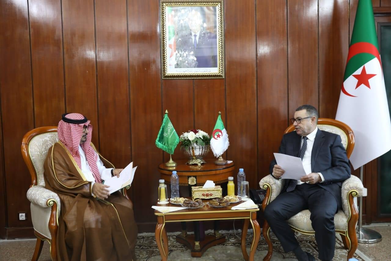 Sayoud Receives Saudi Ambassador