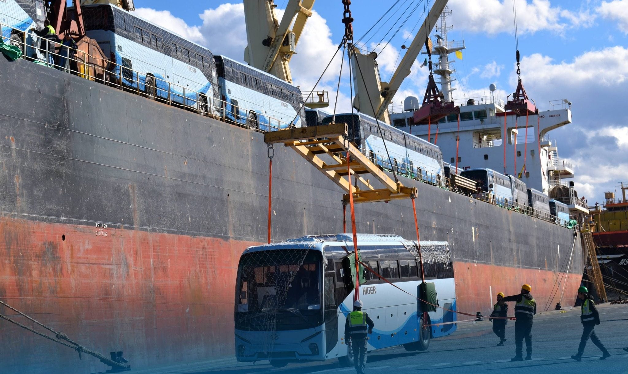 210 New Buses Received at Djendjen Port