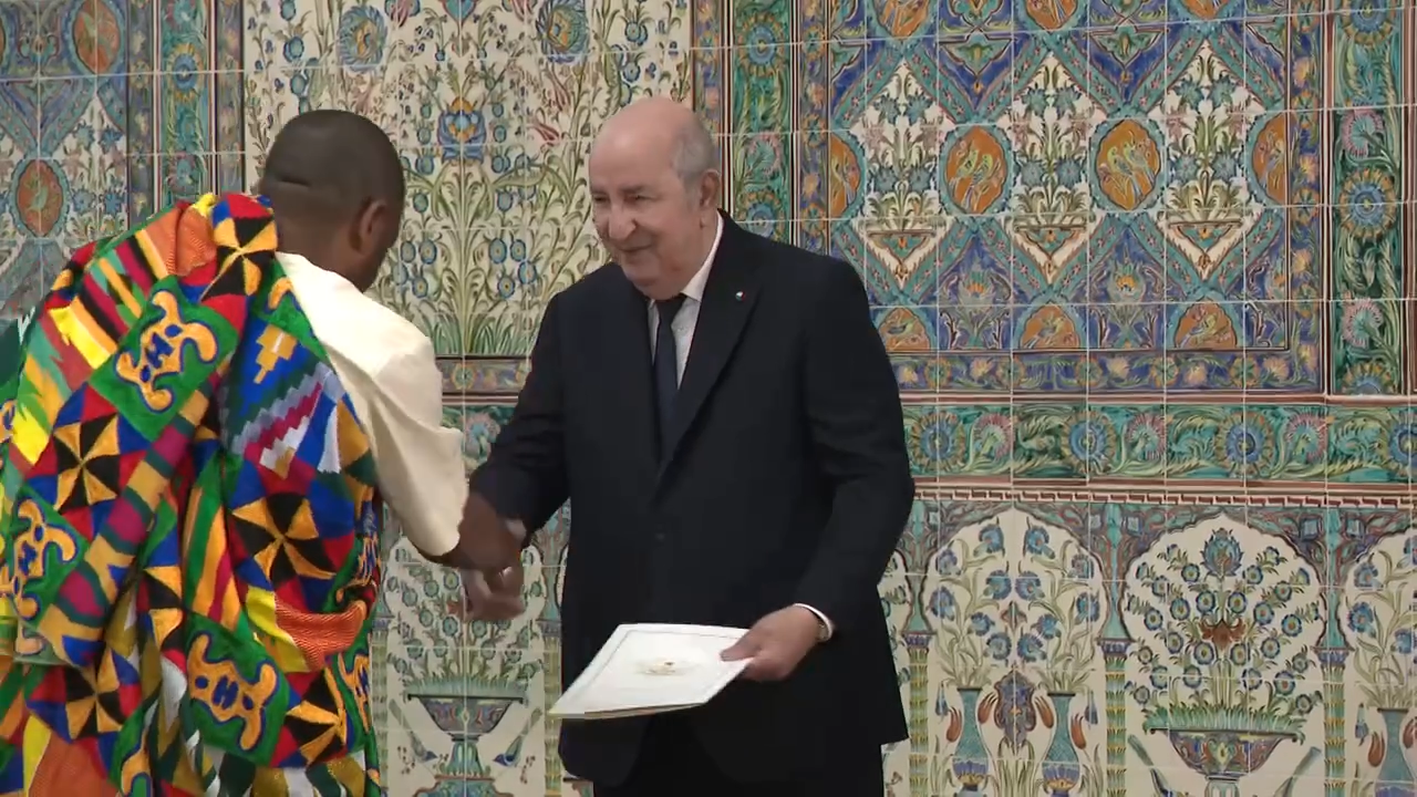 President of the Republic receives credentials of Ghana’s Ambassador