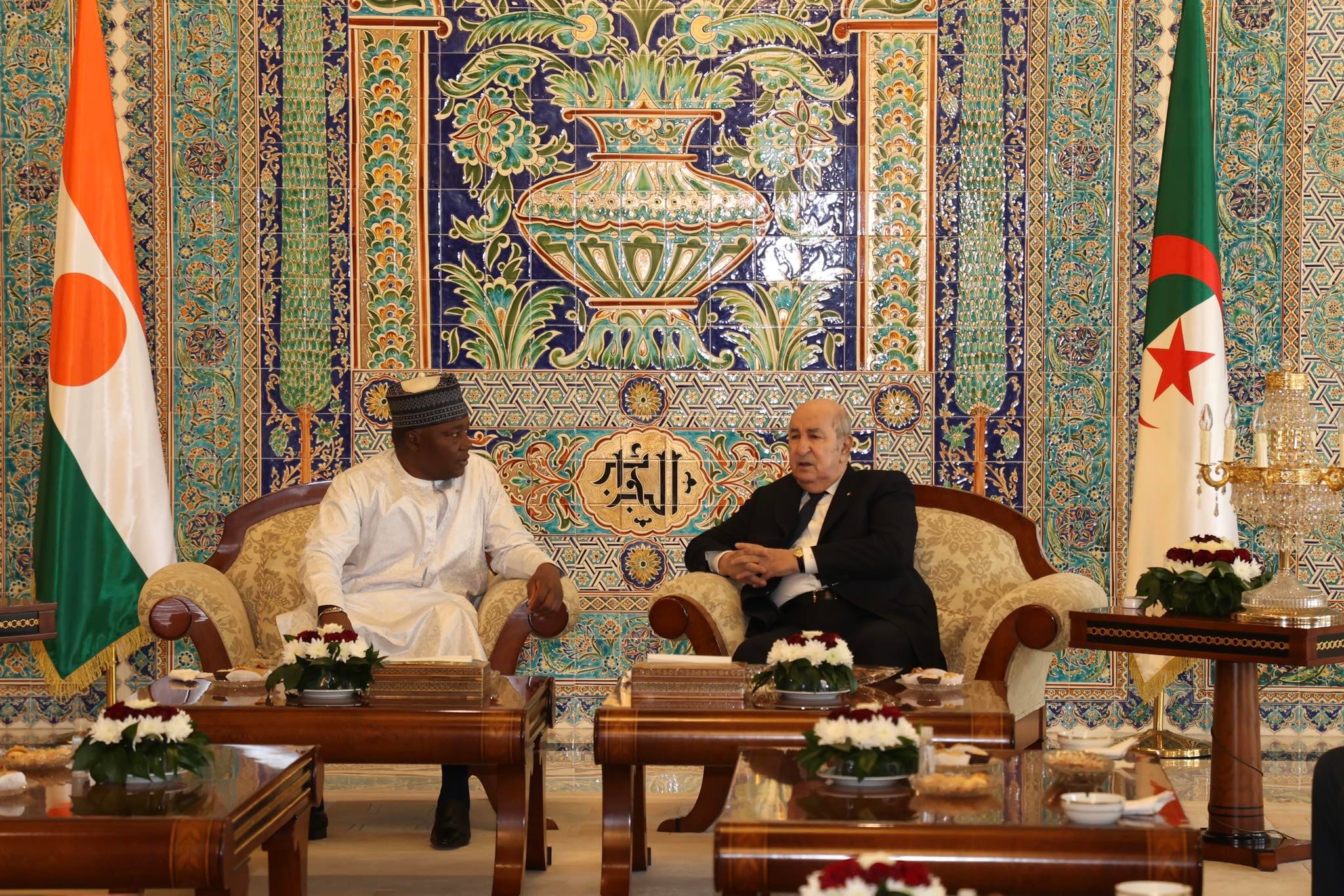 President of the Republic holds bilateral talks with the President of Niger