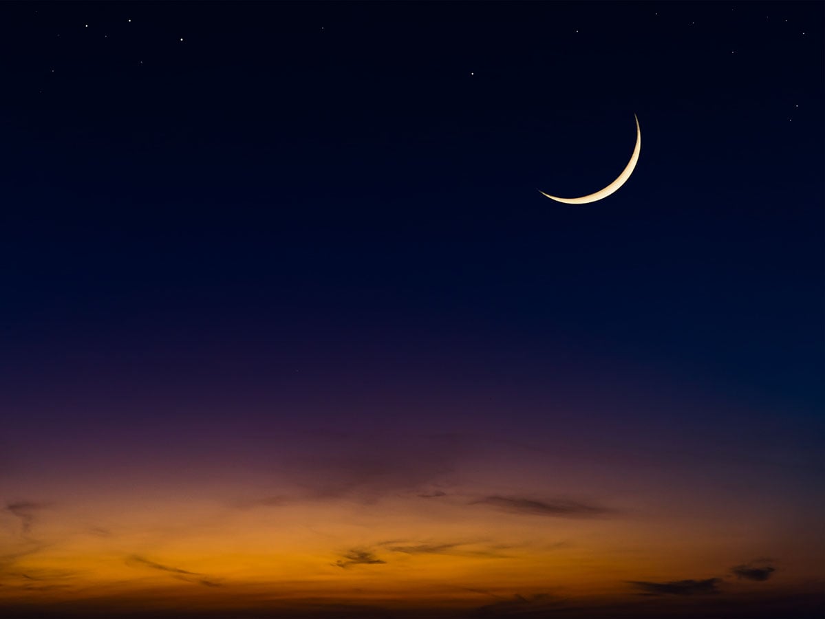 Astronomical Date for the Start of the Month of Shaban