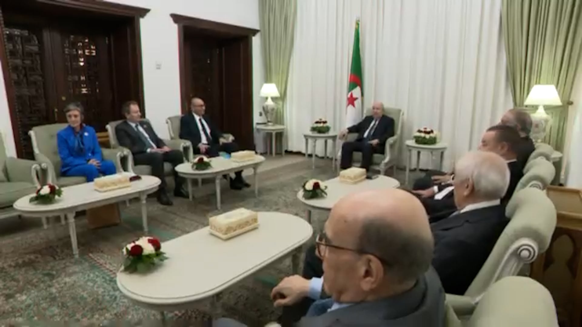 President of the Republic Receives French Interior Minister