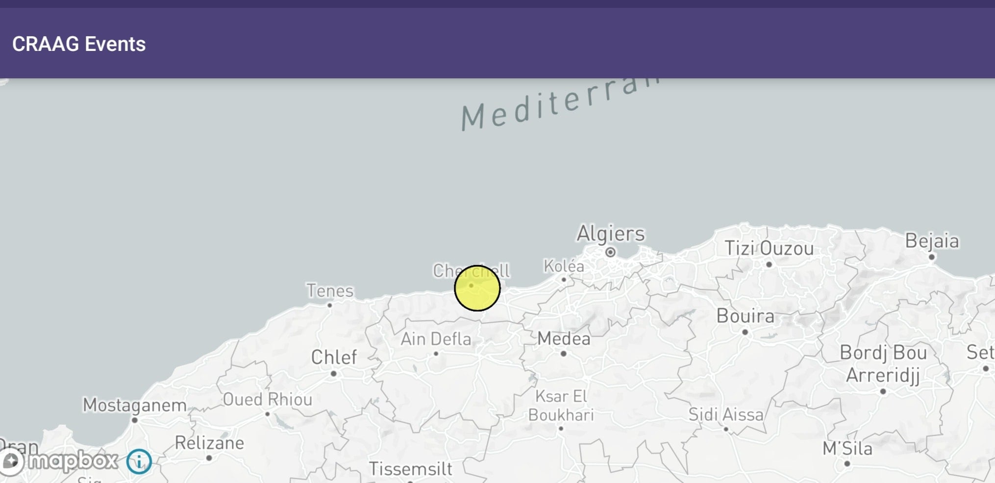 Earthquake in Tipaza Province