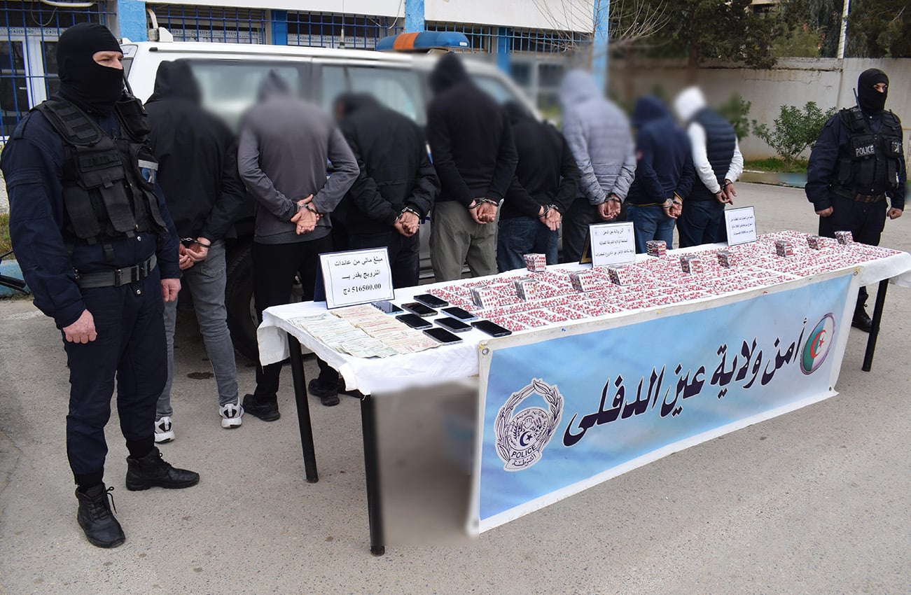 Ain Defla: 10 people arrested and significant quantity of hallucinogens seized