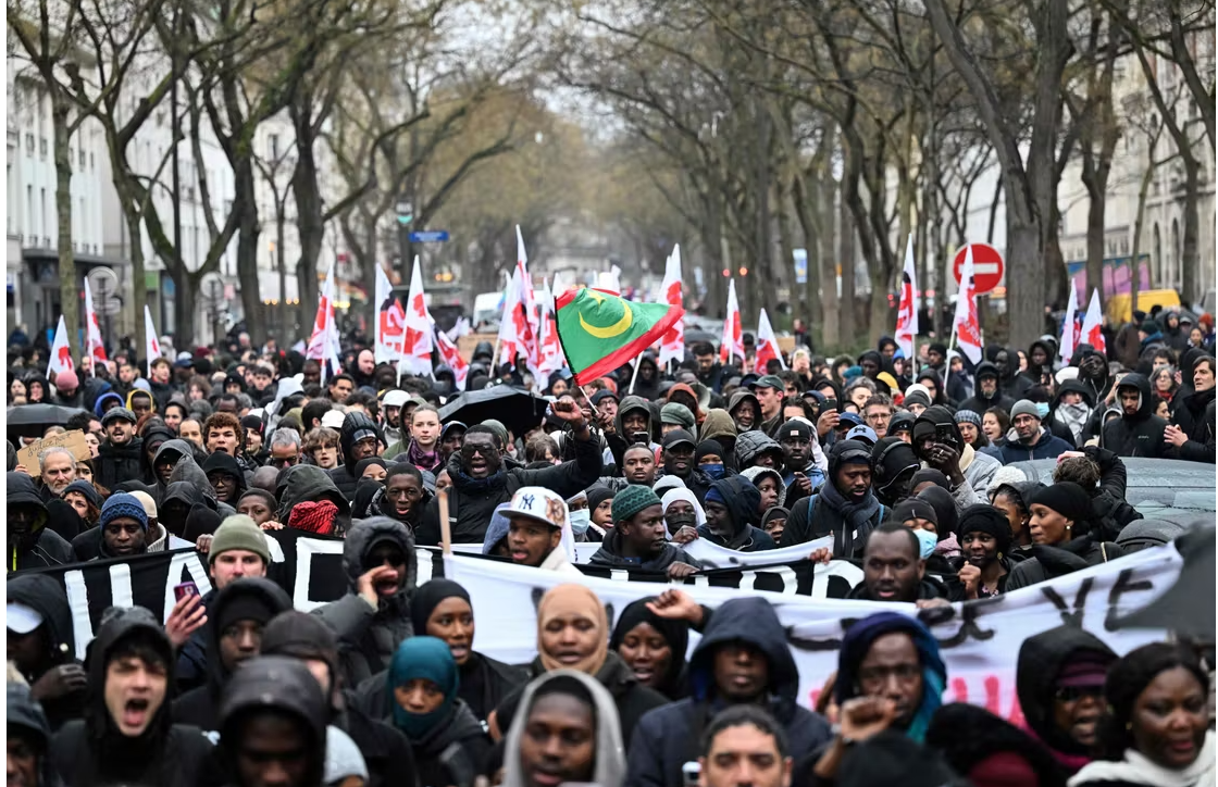 Widespread Protests in Paris